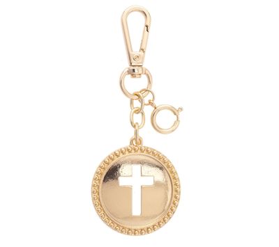 Bag Charm | Cross Coin