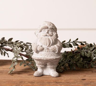 Short Cement Santa