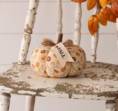 Fall Floral Pumpkin