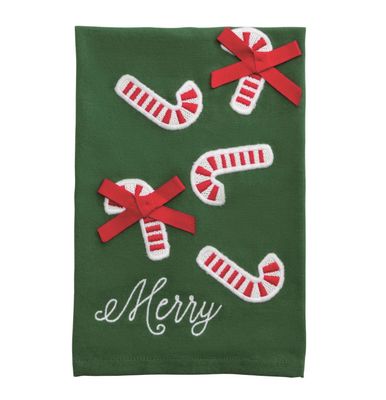 Candy Farm Crochet Christmas Towel