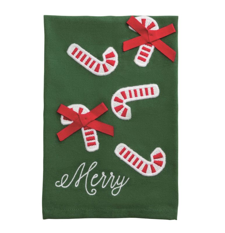 Candy Farm Crochet Christmas Towel