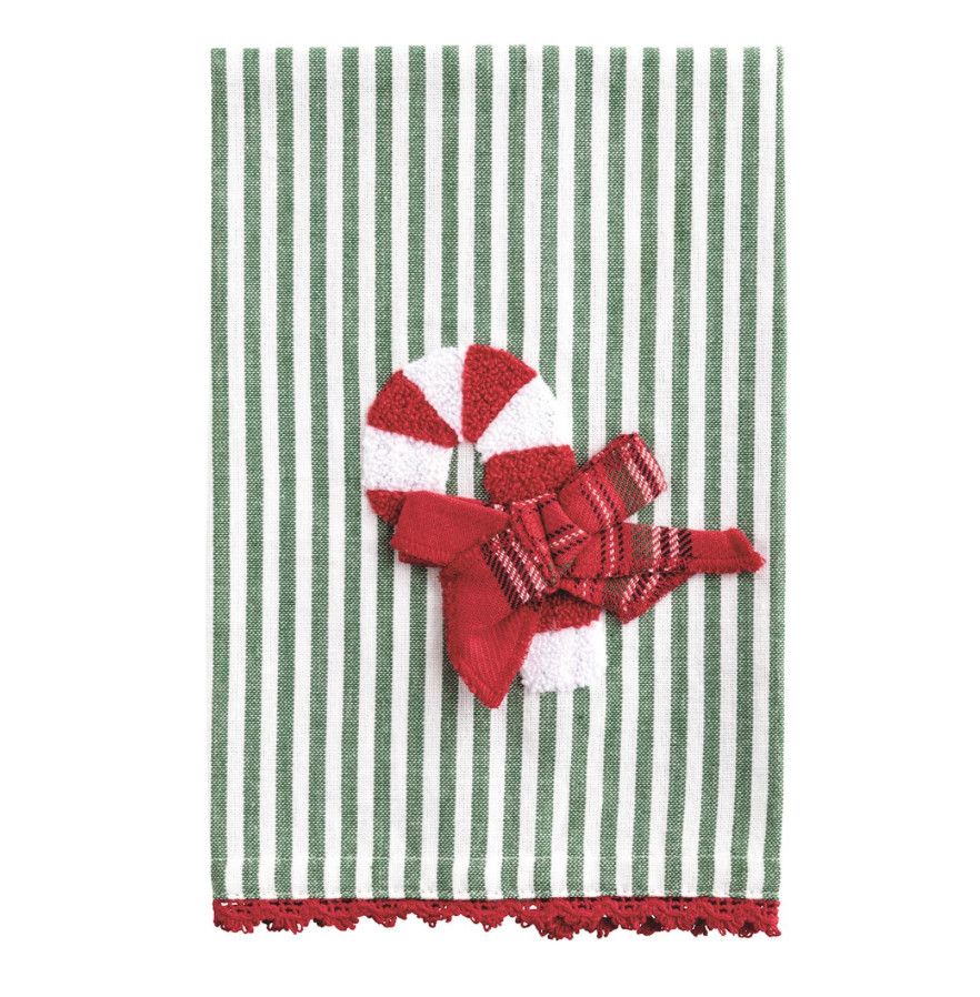 Candy Cane Bouclé Icon Towel