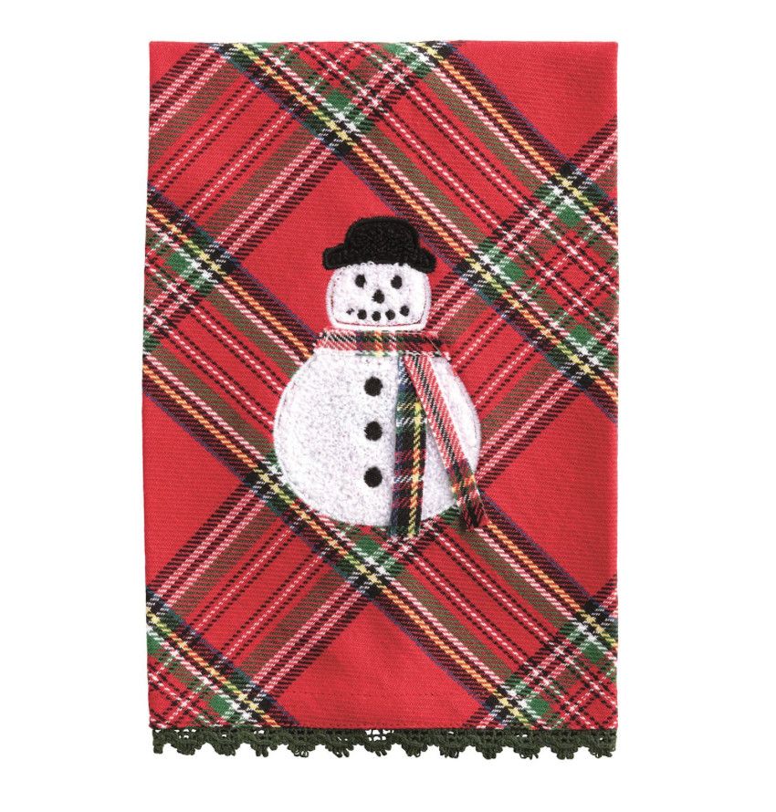 Snowman Bouclé Icon Towel