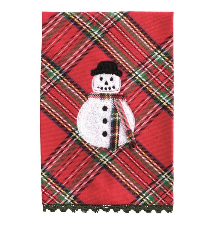 Snowman Bouclé Icon Towel