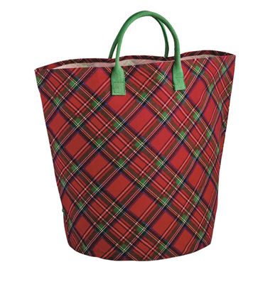 Tartan Oversized Tote
