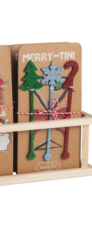 Holiday Bar Accessories Merry-tini Stirrers