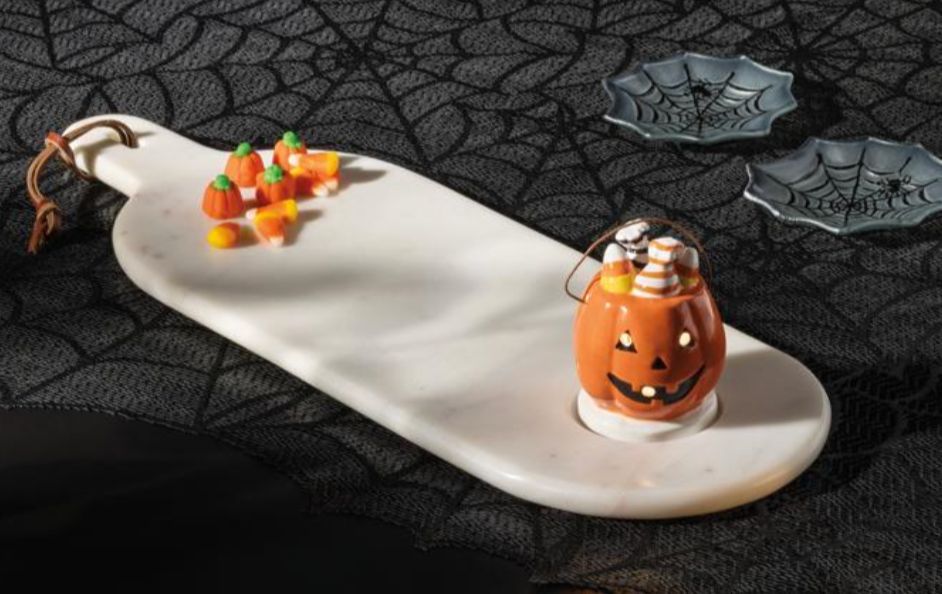 Pumpkin Basket Light-Up Sitter