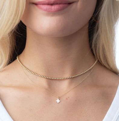 17&quot; Classic Gold Bead Choker