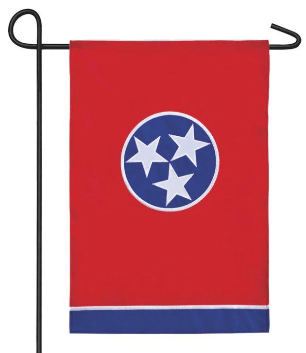 Tennessee State Tristar Garden Flag