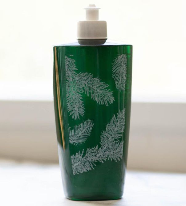 Christmas Spruce Winter Pine Scented Dish Soap
