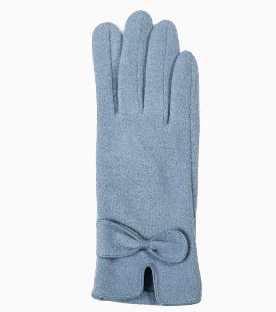 Mindy Glove, Color: Ice Blue Bow