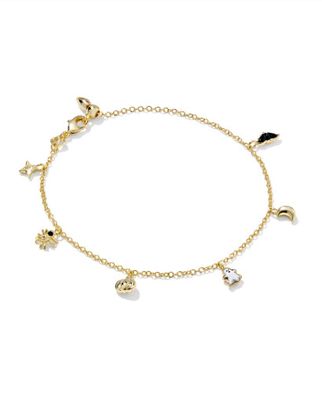 Halloween Delicate Bracelet Gold Multi Mix