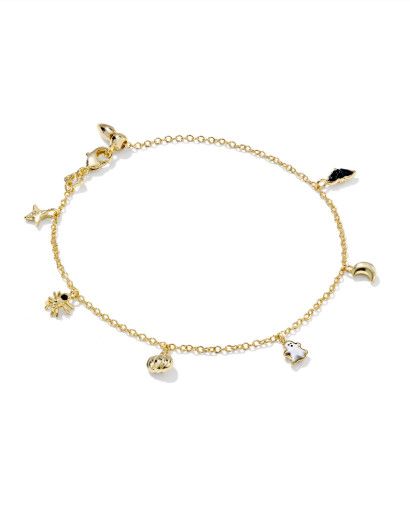 Halloween Delicate Bracelet Gold Multi Mix