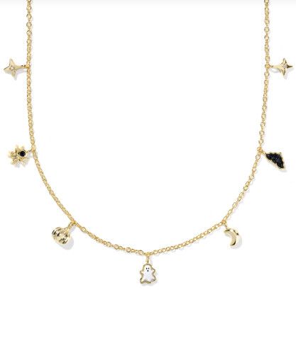 Halloween Strand Necklace Gold Multi Mix
