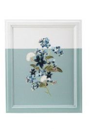 Painted Frame Botanical Blue &amp; White Florals