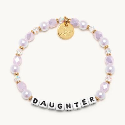 Daughter Blush Elegance | Little Words Bracelet