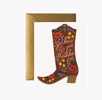 Rifle Paper Co.® Birthday Boot Card