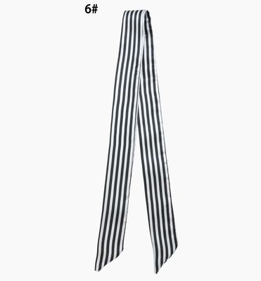 Narrow Scarf | Black Stripe
