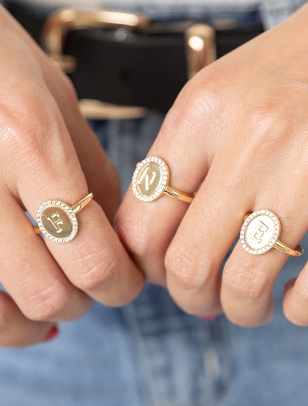 The Samantha Initial Ring