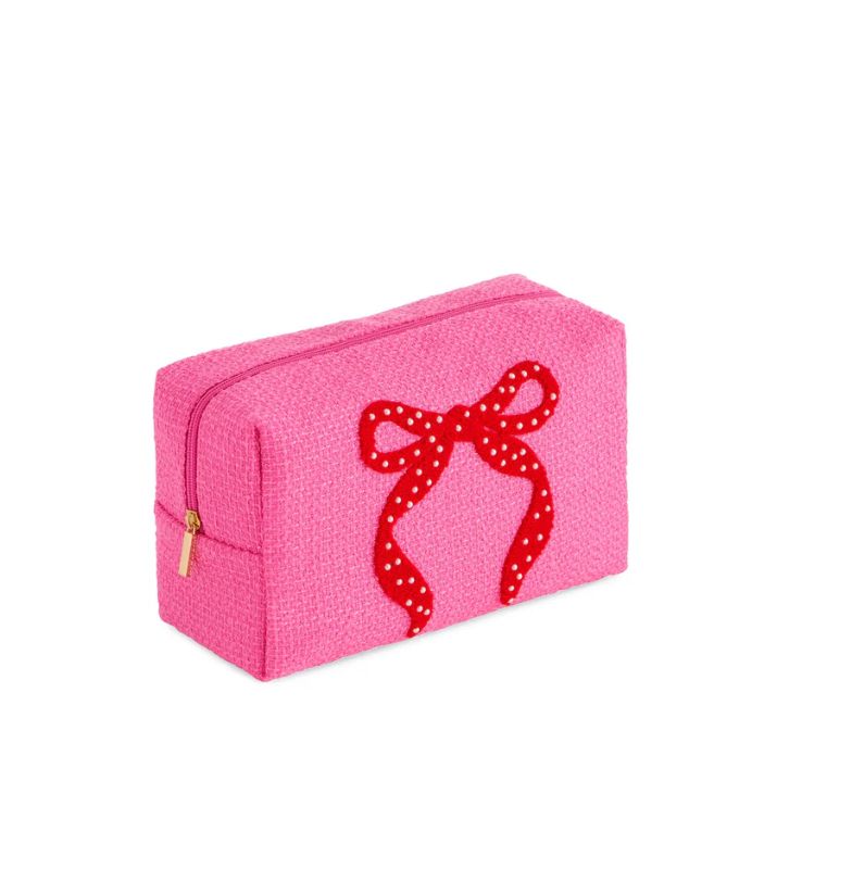 Mara Bow Zip Pouch | Large