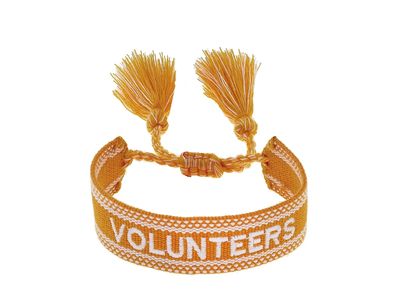 Tennessee Vols® Woven Tassel Bracelet
