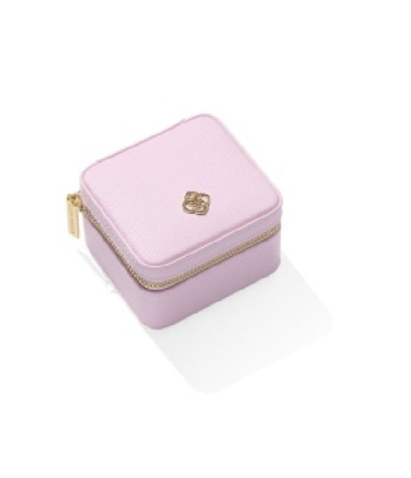 Small Zip Jewelry Case in Pink