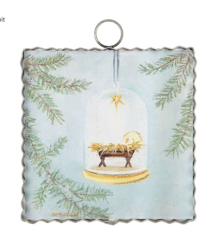 Round Top©  Mini Gallery Baby Jesus Ornament