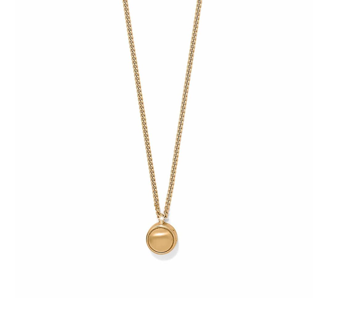 Contempo Nuevo Petite Dome Gold Necklace