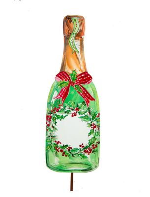 Round Top©  Beck&#39;s Champagne Bottle Stake
