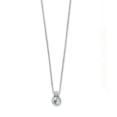 Meridian Aurora Petite Silver Necklace