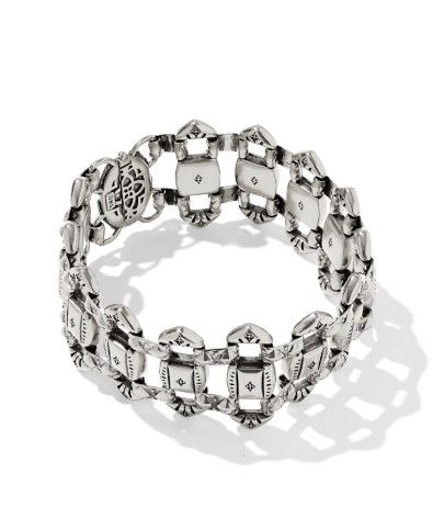 The Catherine Statement Bracelet Vintage in Silver S/M