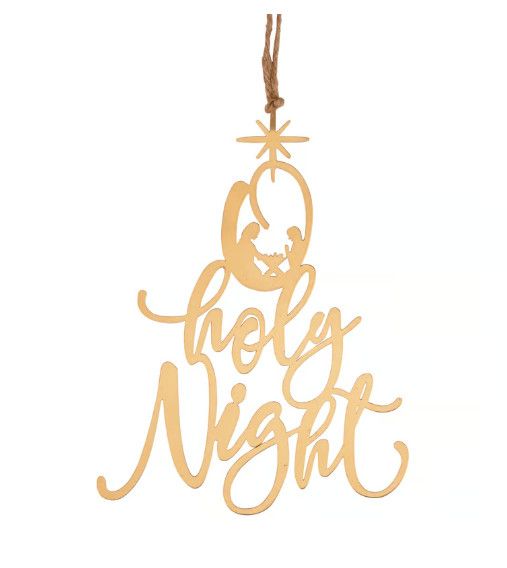 O Holy Night Hanging Decor