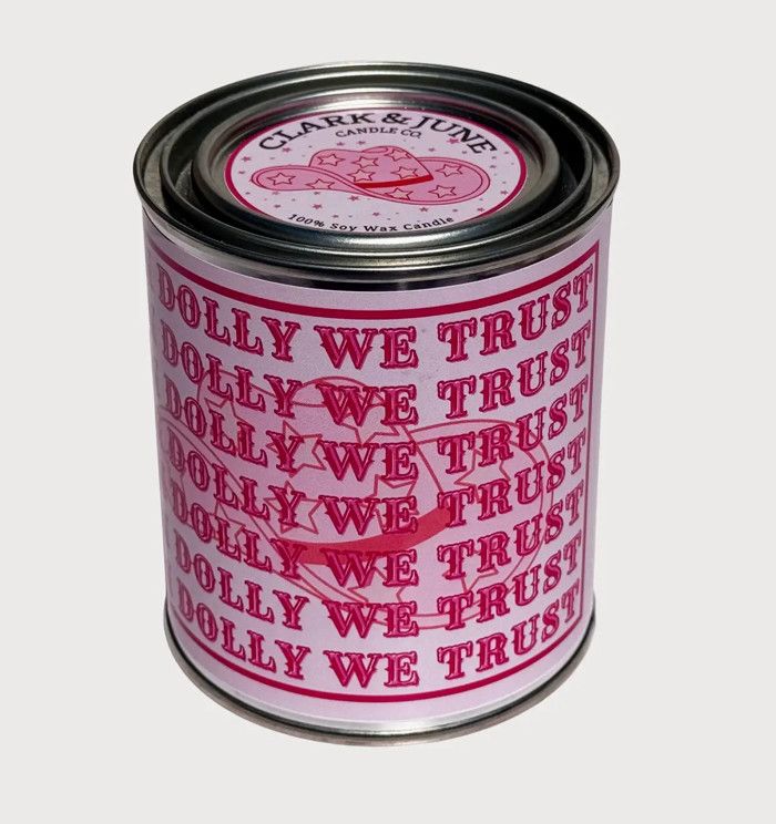 Tin Can Candle Collection, Color: In Dolly We Trust Pink Pepper Angelica Citrus