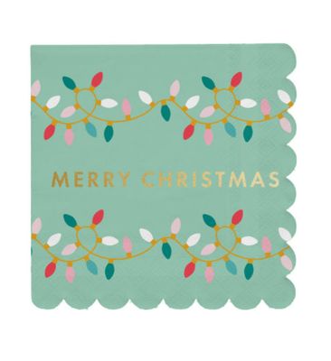 Merry Christmas Cocktail Napkins