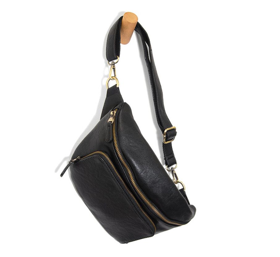 Rory Organizer Sling/Belt Bag, Color: Black