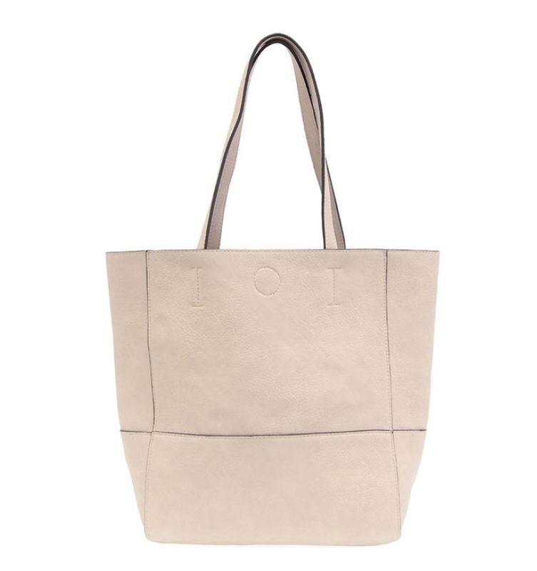 Faith Raw Edge Tote | Bone