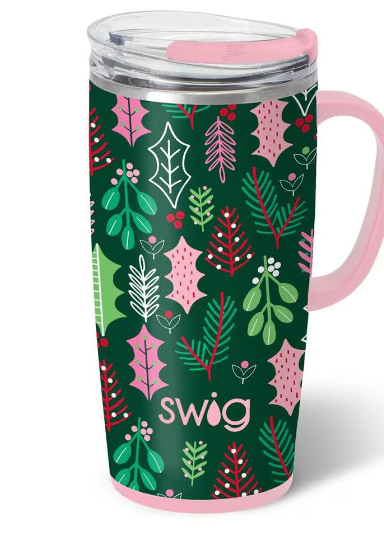 Swig Merry Mistletoe Collection, Color: Travel Mug 22oz