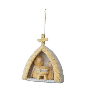Wool Felt Nativity Ornament