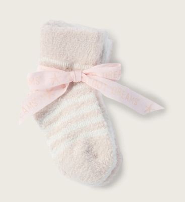 Cozychic Infant Sock 3 Pack | Pink-Pearl