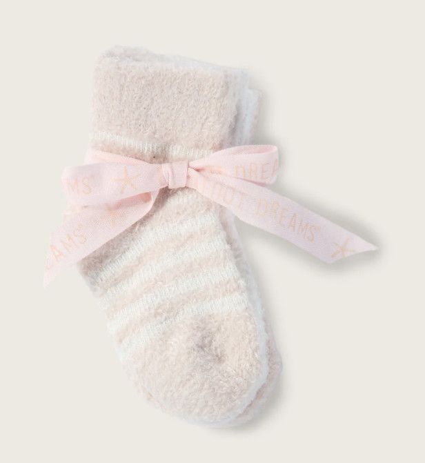 Cozychic Infant Sock 3 Pack | Pink-Pearl