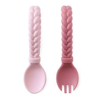 Sweetie Spoons™ Spoon + Fork Set | Pink