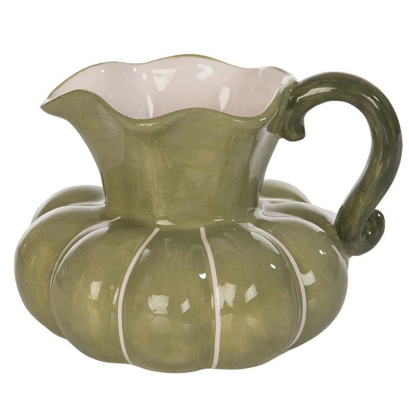 Ceramic Pumpkin Pitcher