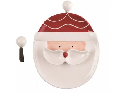 Gnome Santa Chip + Dip Serving Set