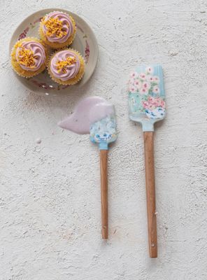 Floral Spatula Set