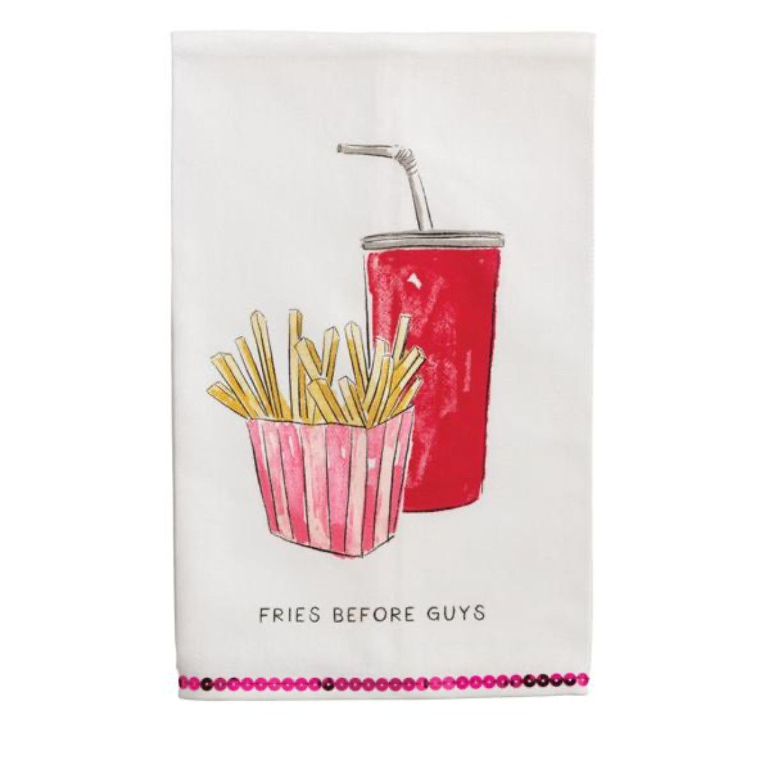 Fries Sequin Towel