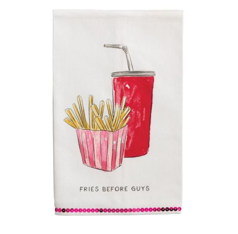 Fries Sequin Towel
