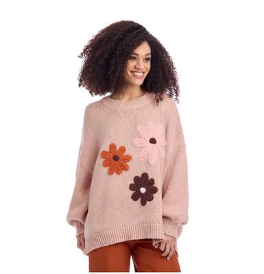 Farley Floral Sweater One Size