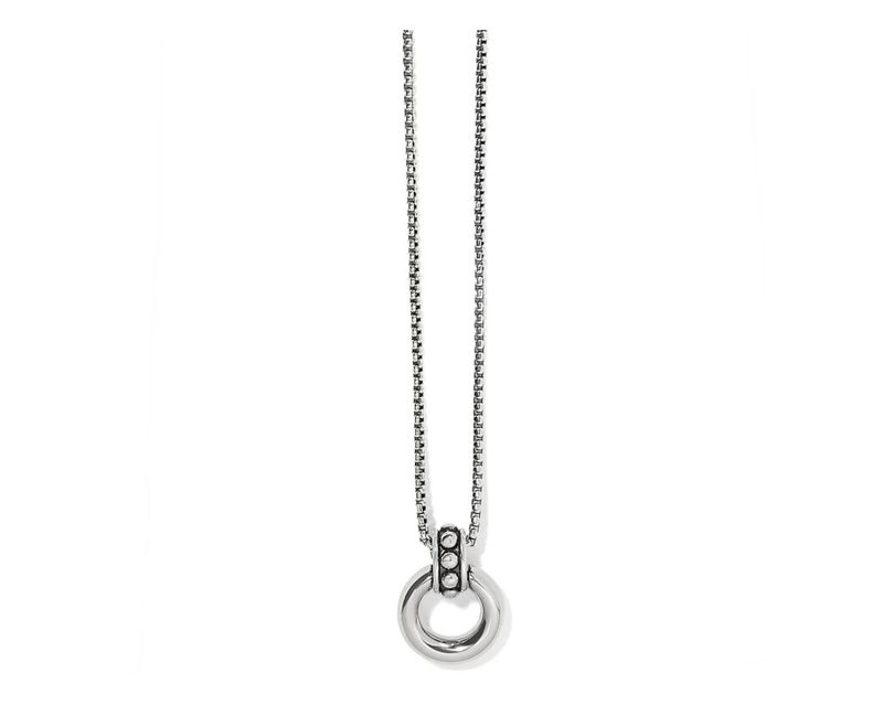 Pretty Tough Stud Ring Necklace