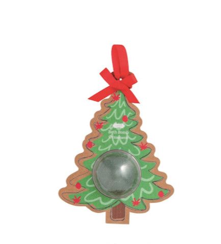 Christmas Bath Bomb on Board | Tree