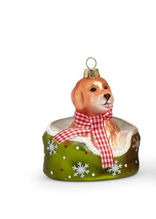 Pup Ornament | Bed
